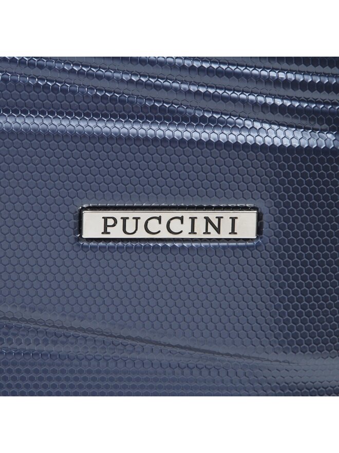 Puccini Srednji kovček Puccini ABS020B Mornarsko modra