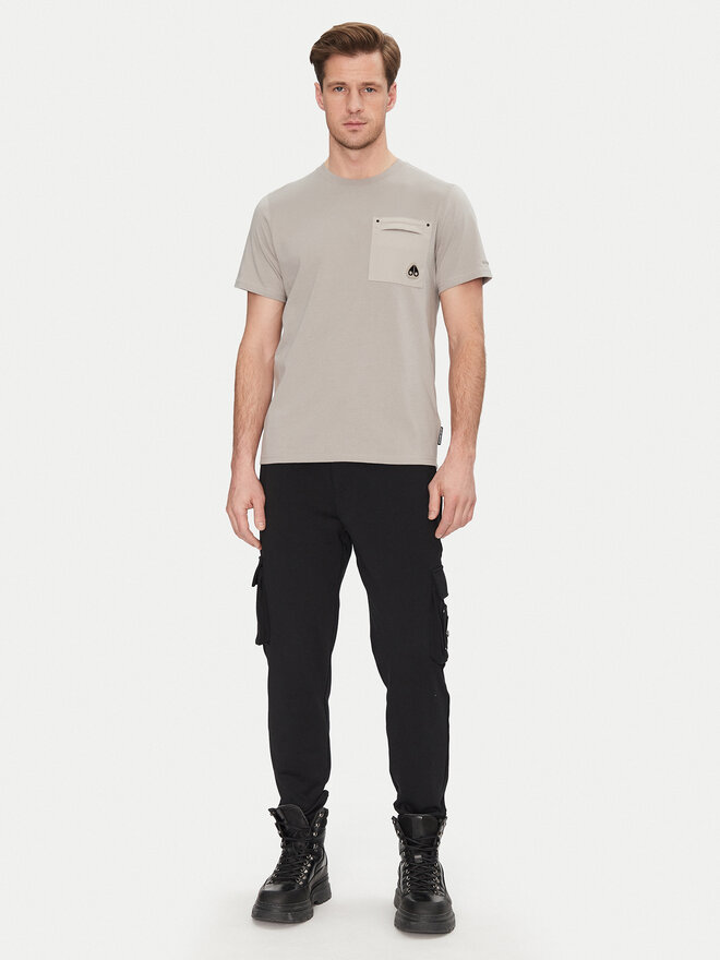 Moose Knuckles Moose Knuckles T-Shirt Dalon M15MT733 Grau Regular Fit