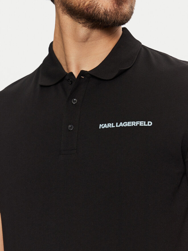 KARL LAGERFELD KARL LAGERFELD Poloshirt 745094 551225 Schwarz Regular Fit