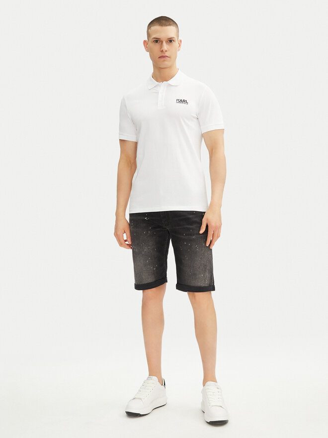 KARL LAGERFELD KARL LAGERFELD Poloshirt 745088 552235 Weiß Regular Fit