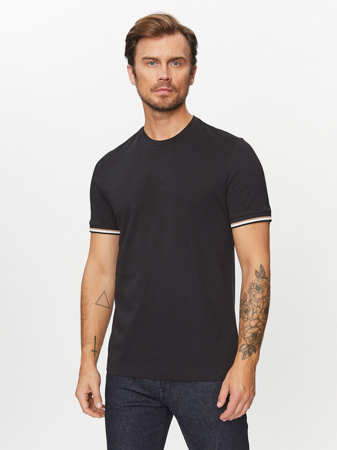BOSS BOSS Camiseta Thompson 04 50501097 Negro Regular Fit