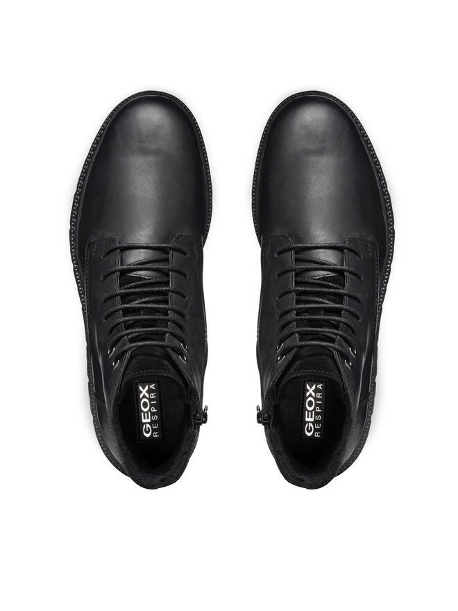 Geox Kotníková obuv Geox U Ghiacciaio U36DGD 000CL C9999 Černá