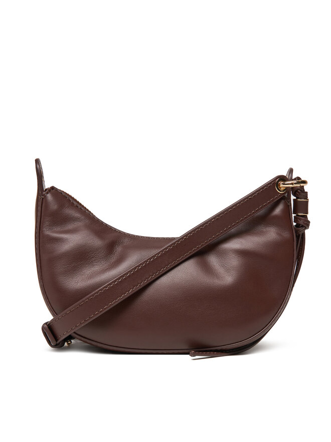 Tommy Hilfiger Kabelka Tommy Hilfiger Moon Leather Mini Crossover AW0AW17466 Hnědá