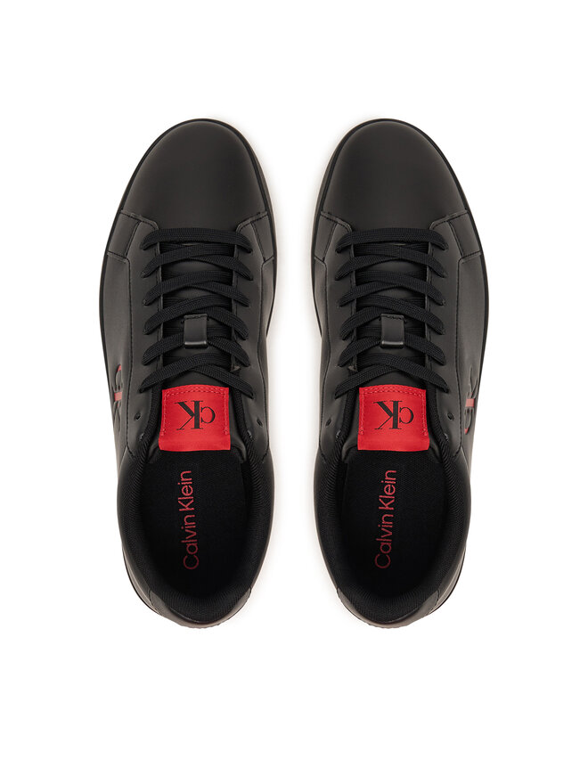 Calvin Klein Sneakers Calvin Klein 3 Cupsole Derby Pu Smo HM0HM02458 Schwarz