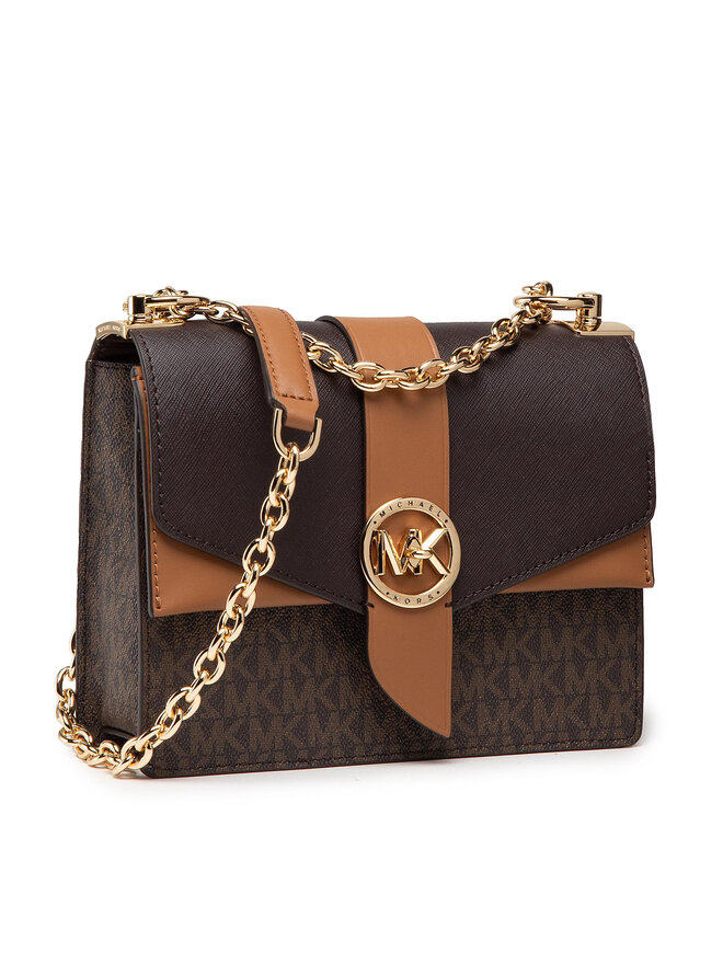 MICHAEL Michael Kors Handtasche MICHAEL Michael Kors Greenwich 32S1GGRC0B Braun