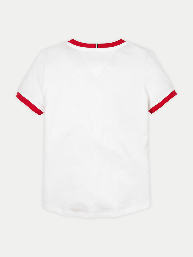 Tommy Hilfiger Tommy Hilfiger Marškinėliai KG0KG08528 S Balta Regular Fit