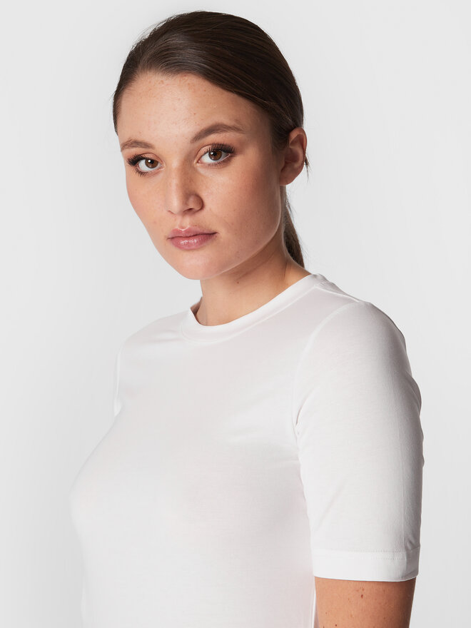 Gina Tricot Gina Tricot T-Shirt Basic 17937 Weiß Regular Fit
