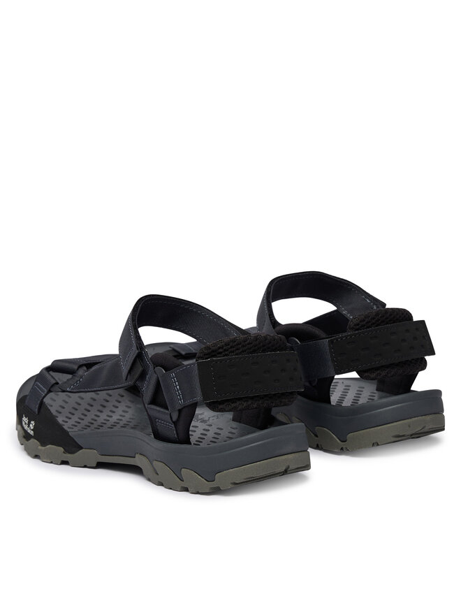Jack Wolfskin Sandalen Jack Wolfskin Ridge A65589 Schwarz