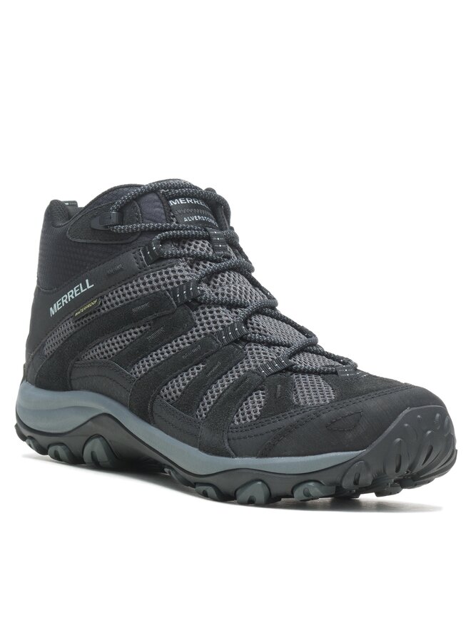 Merrell Trekkingi Merrell Alverstone 2 Mid Wp J036923 Czarny