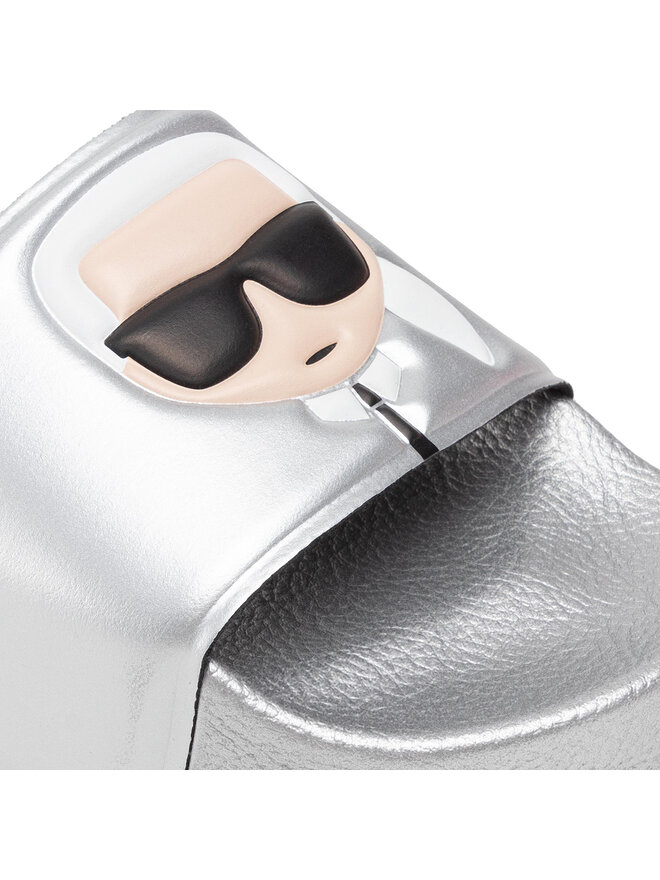 KARL LAGERFELD Şlapi KARL LAGERFELD KL80805 Argintiu