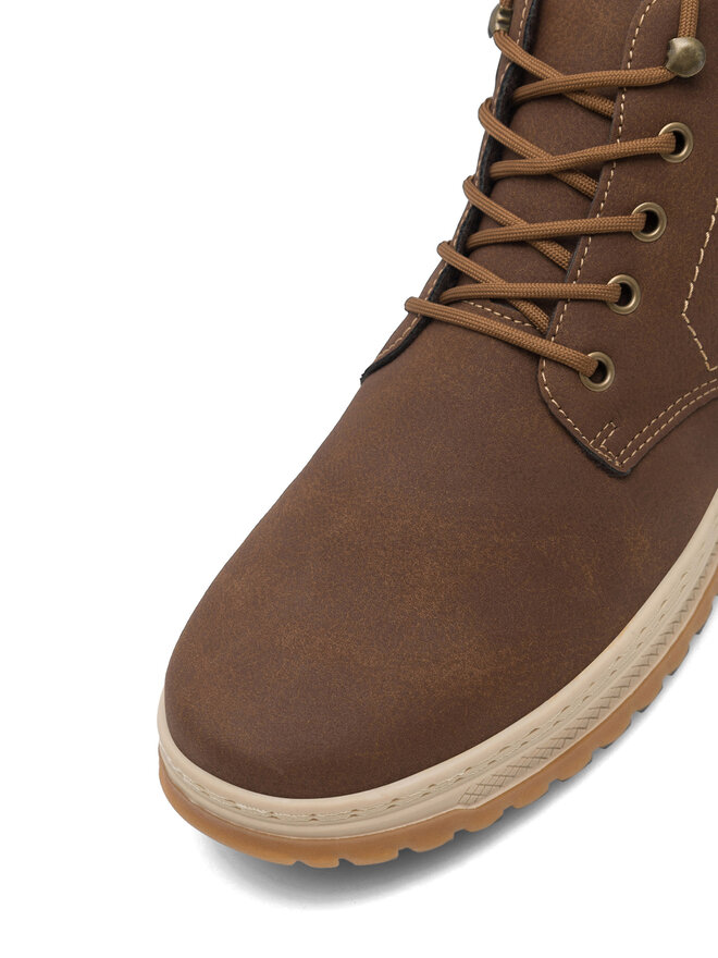 Lanetti Schnürschuhe Lanetti MYL8293-23 Braun