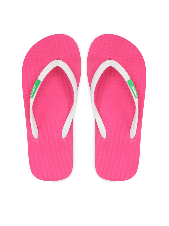 Infradito United Colors Of Benetton Malibu Label BTW119100 Bianco escarpe