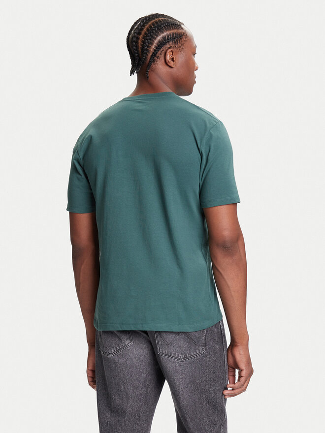 Wrangler Wrangler Camiseta Sign Off 112371479 Verde Regular Fit