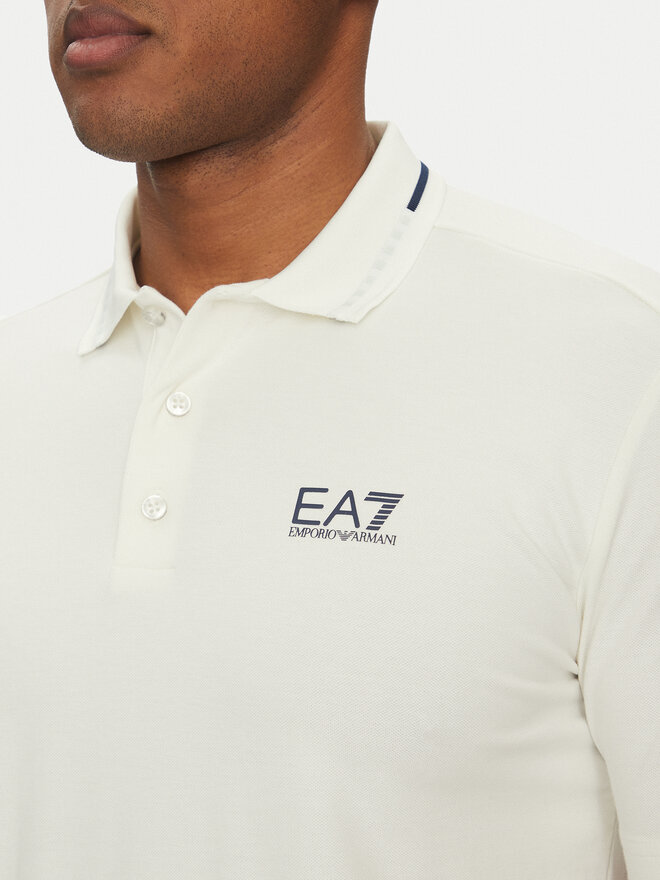 EA7 Emporio Armani EA7 Emporio Armani Poloshirt 7M000184 AF13511 U0005 Weiß Regular Fit