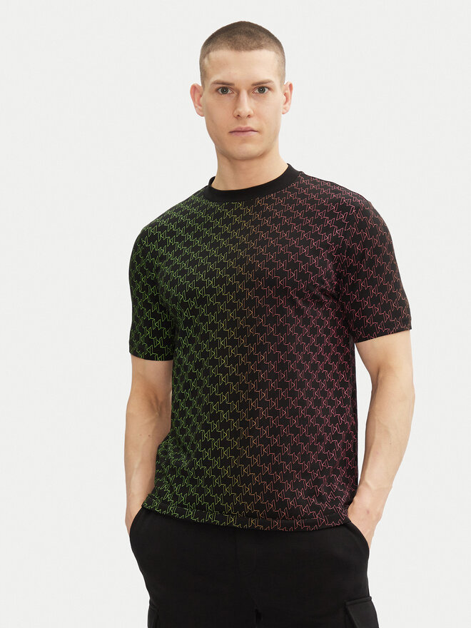 KARL LAGERFELD KARL LAGERFELD T-Shirt 755403 552235 Schwarz Regular Fit