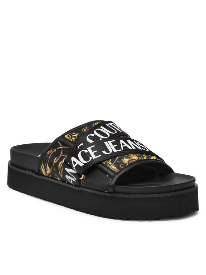 Ciabatte Versace Jeans Couture 72YA3SM2 Nero escarpe