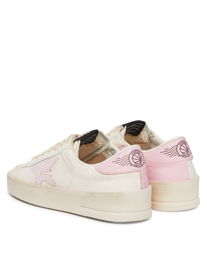 GOLDEN GOOSE Sneakersy GOLDEN GOOSE Stardan Under Net Star GWF00370.F004736.11547 Écru