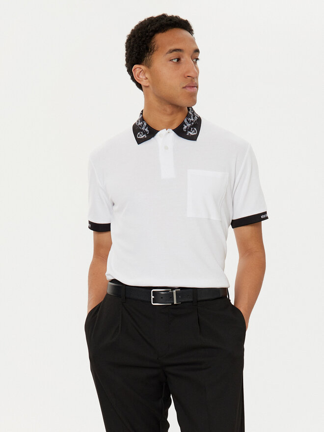 Versace Jeans Couture Versace Jeans Couture Polo 78GAGT04 Blanco Regular Fit