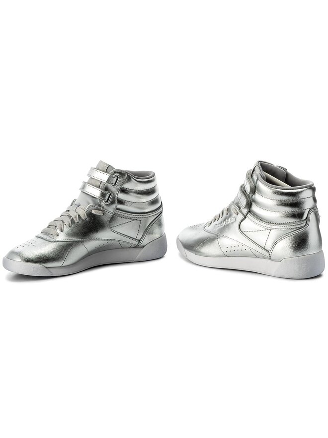 Reebok high tops homme argent discount