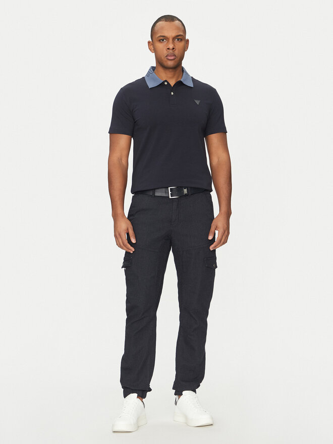 Guess Guess Polo marškinėliai M5GP66 J1314 Mėlyna Regular Fit