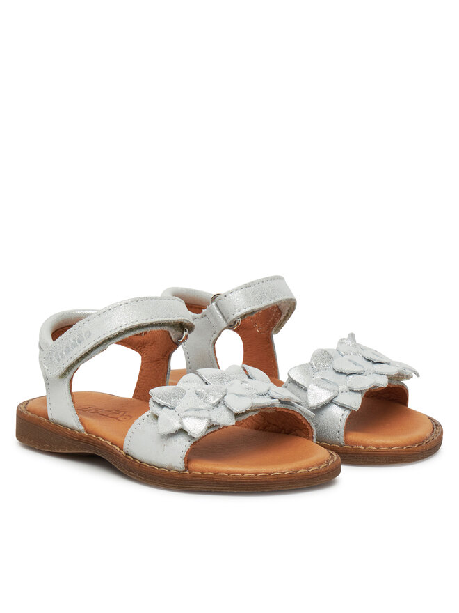Froddo Sandalen Froddo Lore Flowers G3150251-26 M Silberfarben