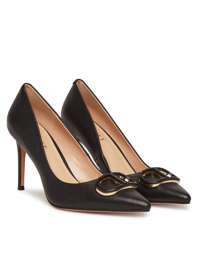 TWINSET Pantofi cu toc subțire TWINSET 251TCP060 Negru