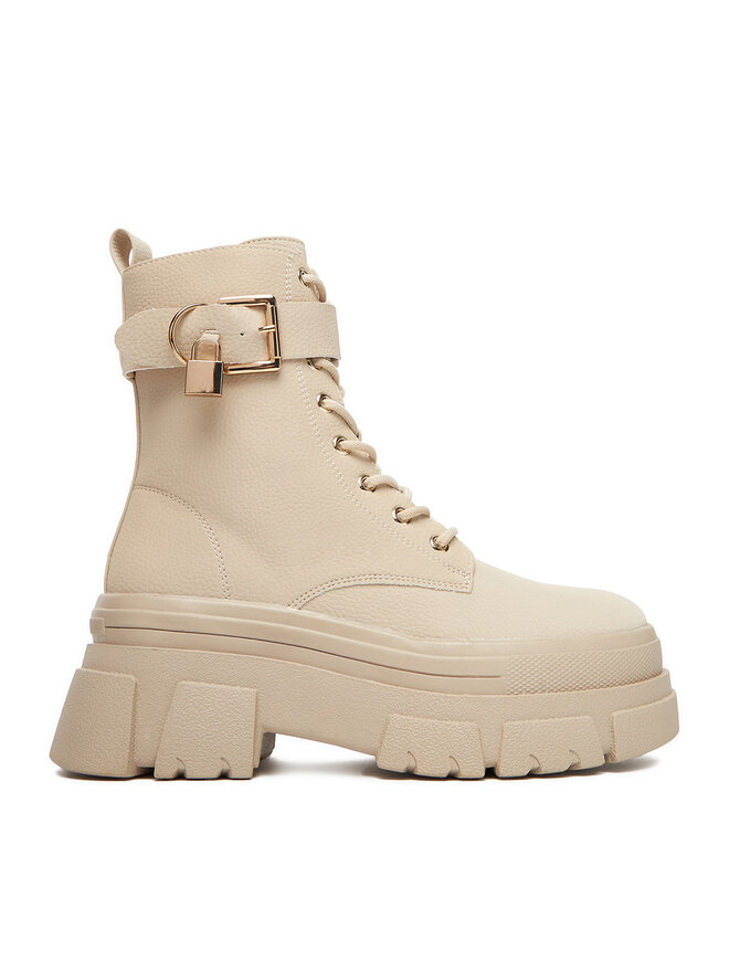 DeeZee Botines planos DeeZee 60165-6 Beis