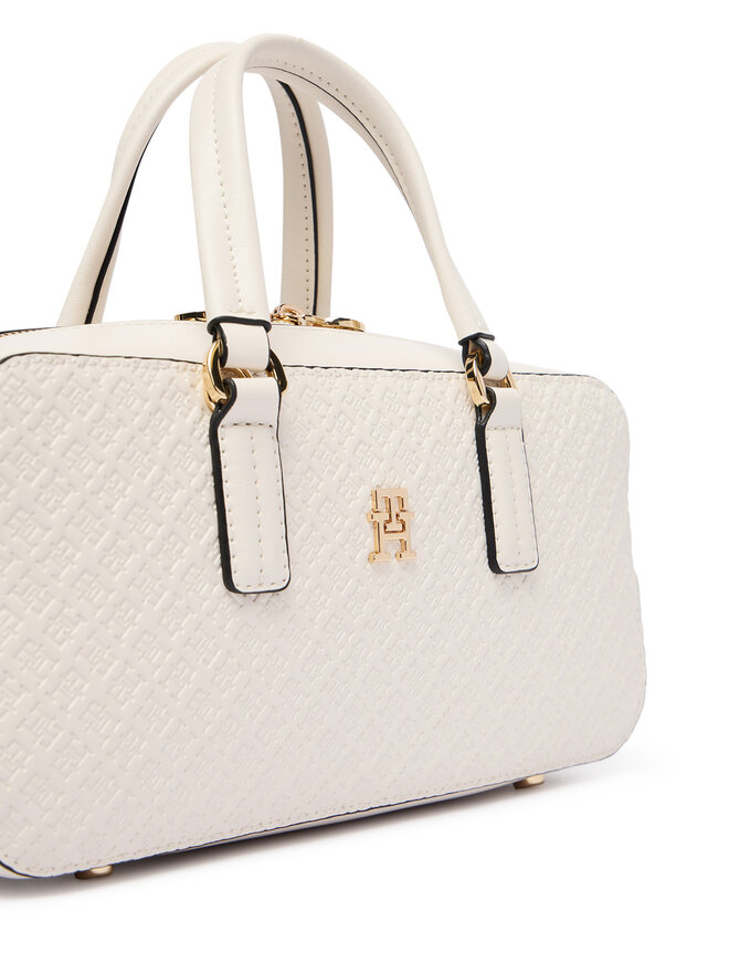 Tommy Hilfiger Handtasche Tommy Hilfiger Th Daily Crossover Mono AW0AW18415 Weiß