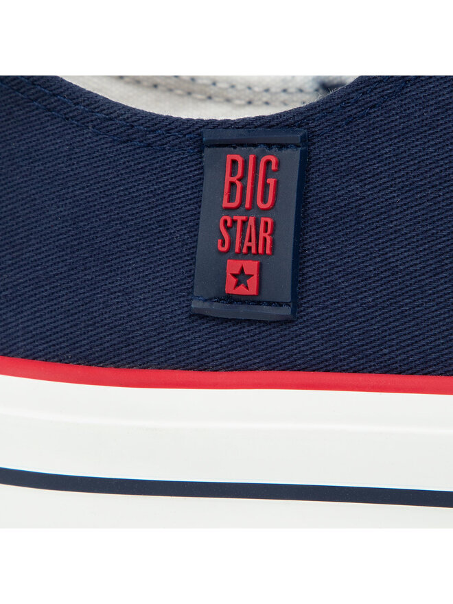 Big Star Shoes Plátěnky Big Star Shoes JJ174060 Tmavomodrá