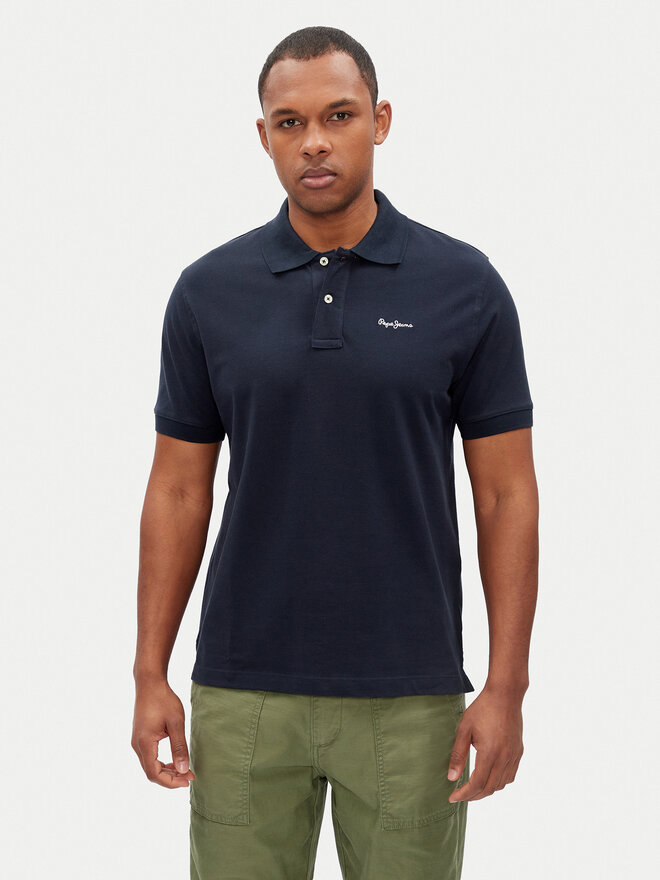 Pepe Jeans Pepe Jeans Pólóing Essential PM542298 Sötétkék Regular Fit