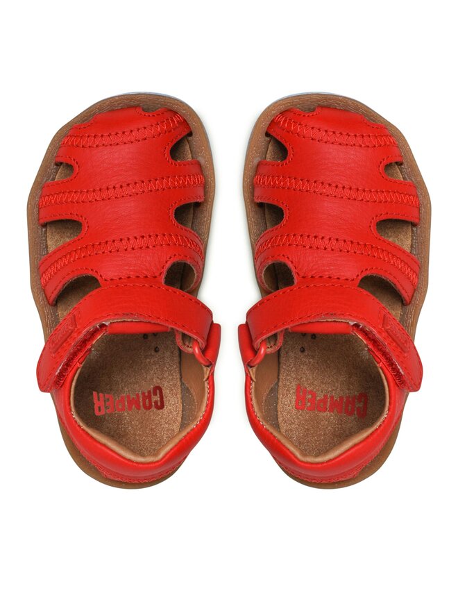 Sandales Camper Bicho Mixte Enfant - Cuir, Semelle Caoutchouc Recyclé