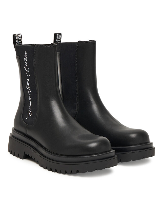 Versace Jeans Couture Μποτάκια με λάστιχο Versace Jeans Couture 79VA3S60 Μαύρο