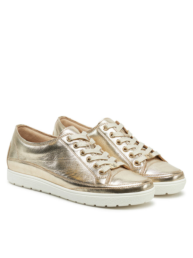 Caprice Sneakersy Caprice 9-23654-42 Złoty
