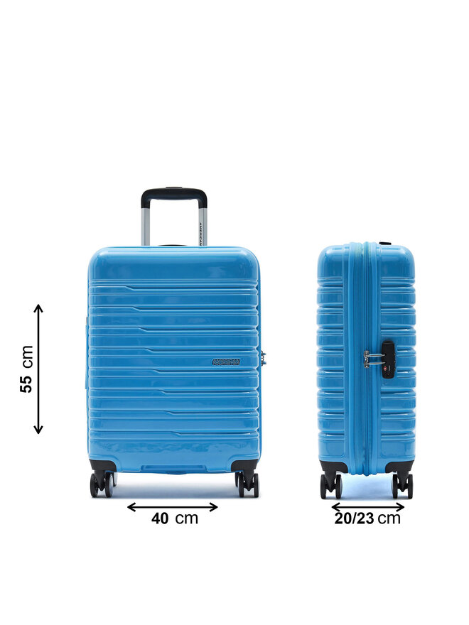 American Tourister Walizka kabinowa American Tourister Flashline Pop 151099-5653-1CNU Niebieski