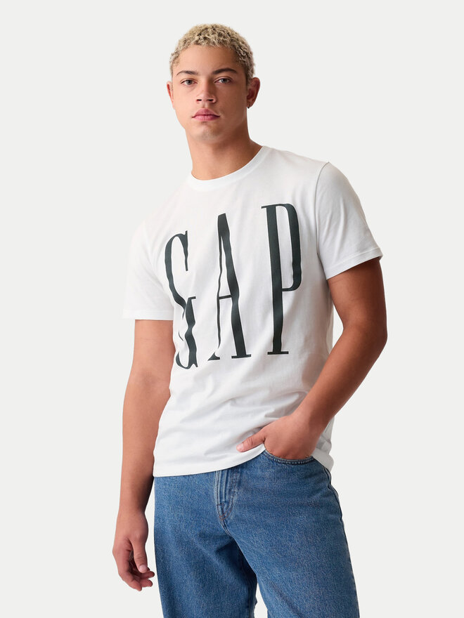 Gap Gap Camiseta 866774-01 Blanco Regular Fit