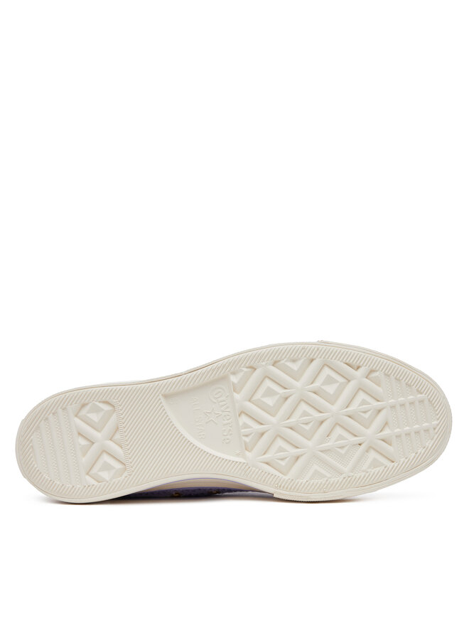 Converse Кеди Converse Chuck Taylor All Star Lift Platform Knit Kadın Mor A13644C Фіолетовий
