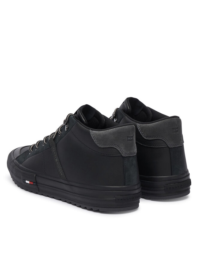 Tommy Hilfiger Sneakers Tommy Hilfiger Harlem Street Cleat Winter FM0FM05954 Schwarz
