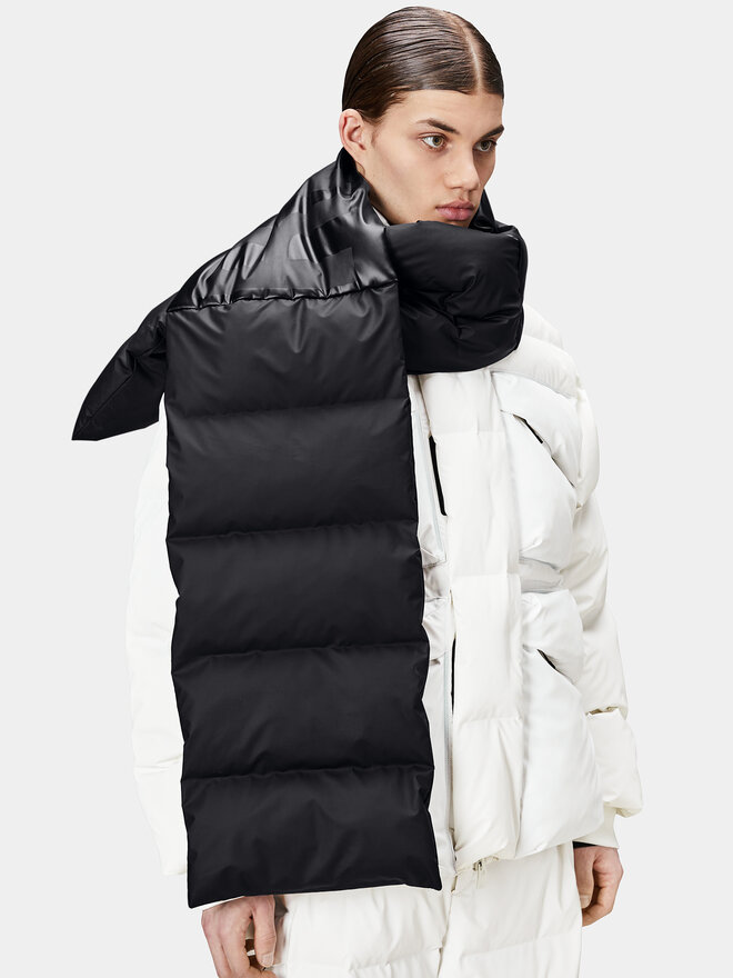 Rains Szalik Rains Harbin Puffer Scarf W2T3 16300 Czarny