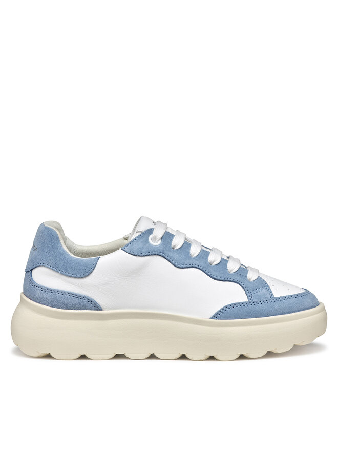 Geox Sneakersy Geox D Spherica Ec4.1 D55TCA 08522 C0270 Biela