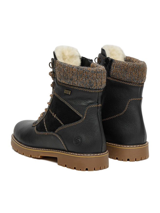Remonte Schnürschuhe Remonte CEO-D9378-00 Schwarz