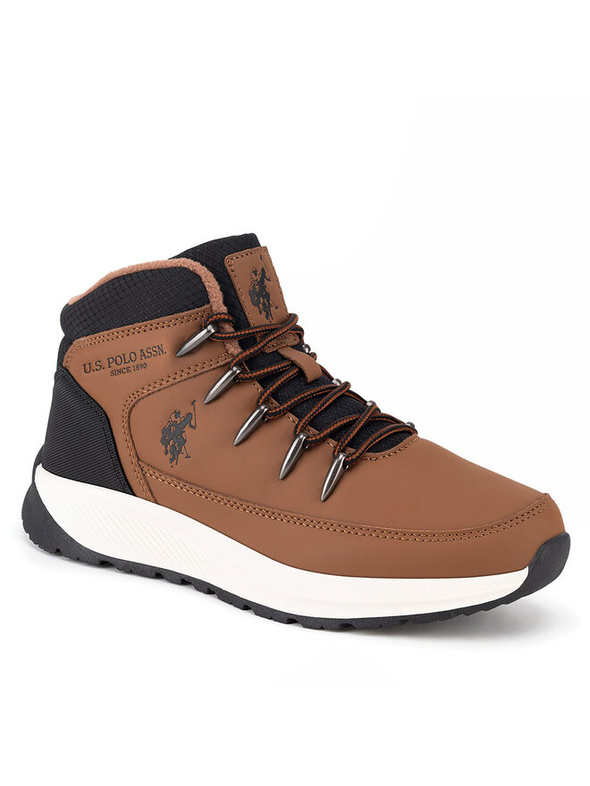 U.S. Polo Assn. Botines planos U.S. Polo Assn. LUKAS001K/DYT1 Marrón