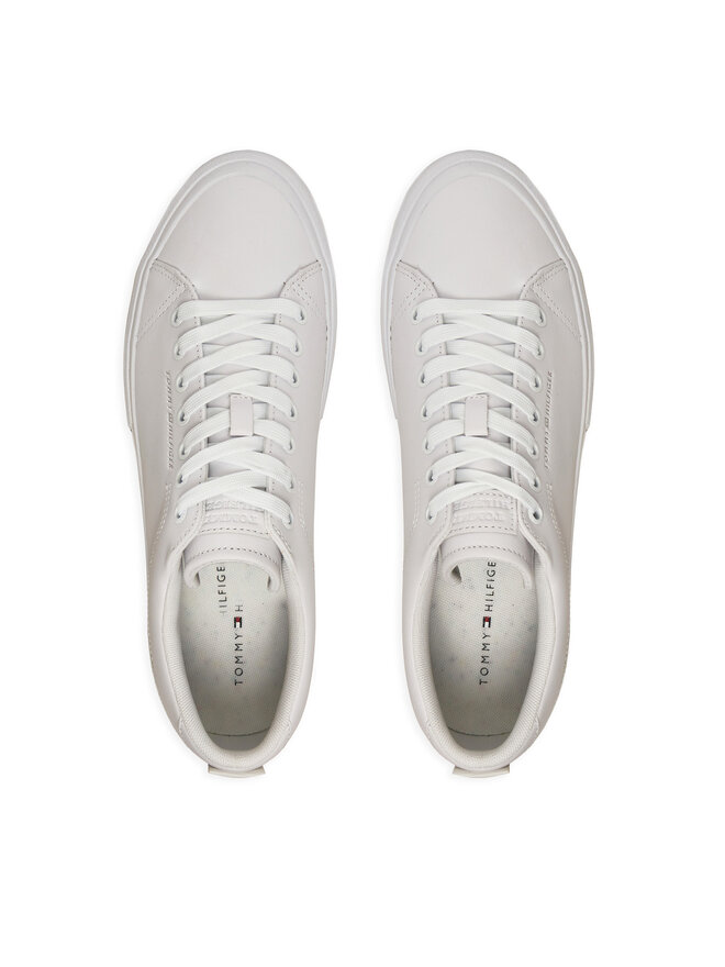 Tommy Hilfiger Snīkeri Tommy Hilfiger Hi Vulc Street Low FM0FM05312 Balts