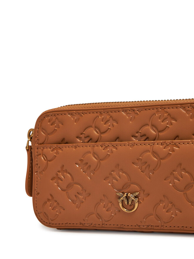 PINKO Handtasche PINKO Camera Bag Mini PE 25 PLTT 104292 A1YB Braun