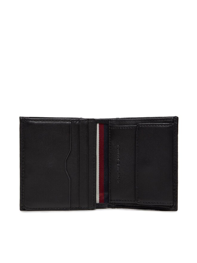 Tommy Hilfiger Velká pánská peněženka Tommy Hilfiger Transit Trifold AM0AM12518 Černá