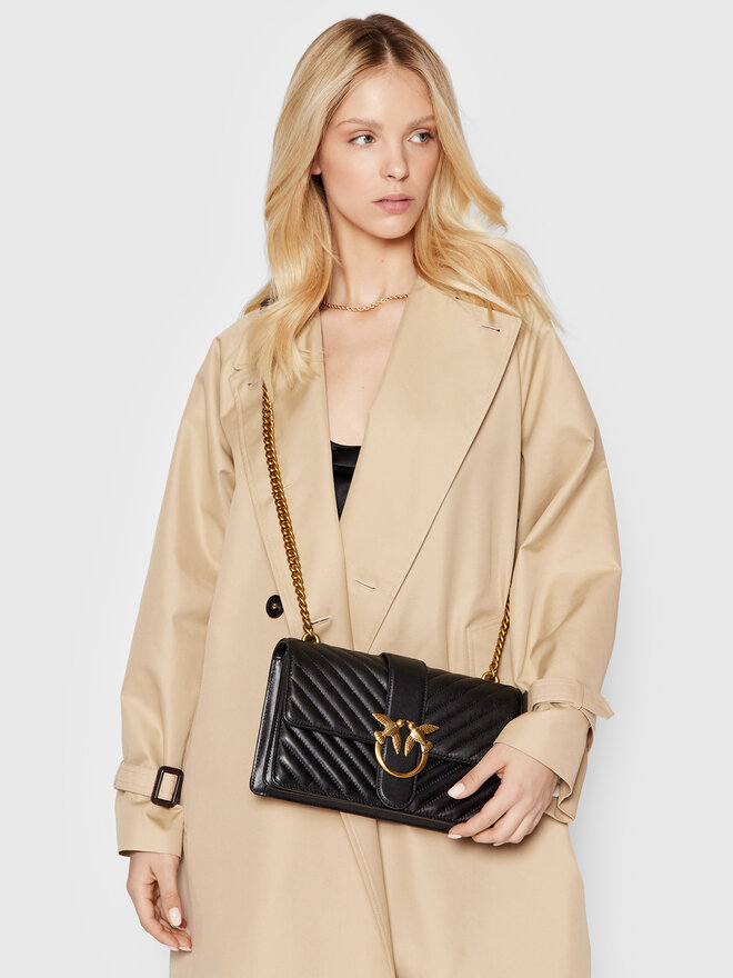 PINKO Сумка Pinko Love Classic Icon V Quilt 5 Cl PE 22 PLTT 1P22JP Y7SQ Чорний