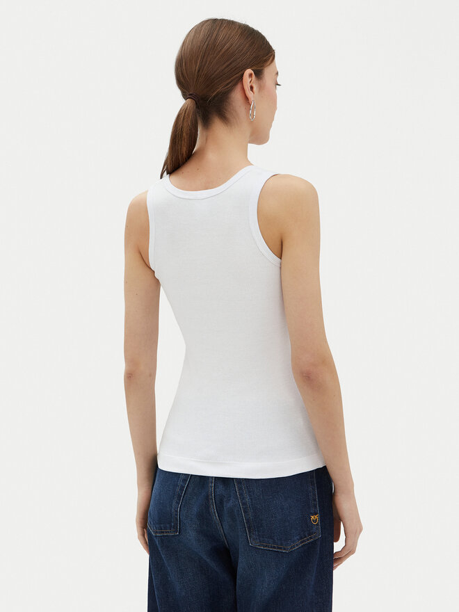 PINKO PINKO Top 100807 A2C1 Weiß Regular Fit