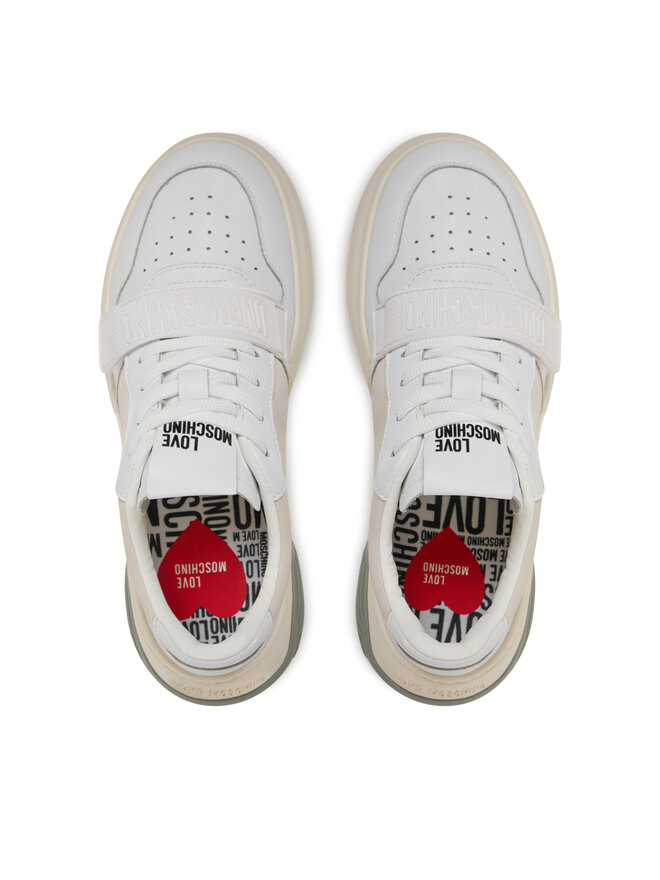 LOVE MOSCHINO Снікерcи LOVE MOSCHINO JA15395G1IINF10A Білий