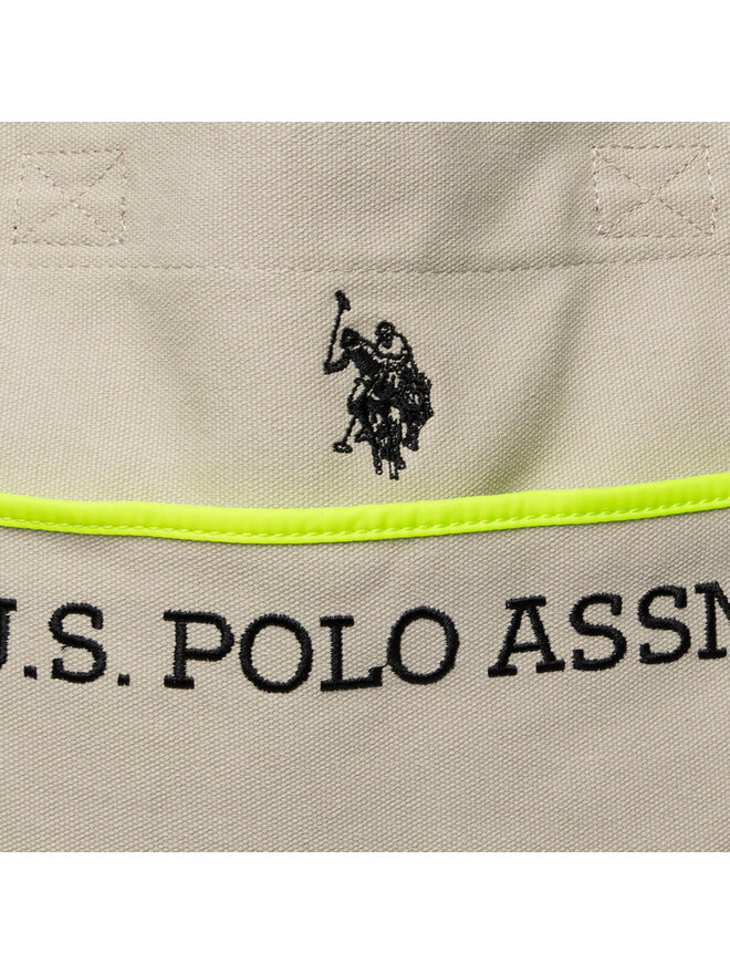 U.S. Polo Assn. Kabelka U.S. Polo Assn. Halifax M Shopping Bag BEUHX2832WUY/503 Béžová