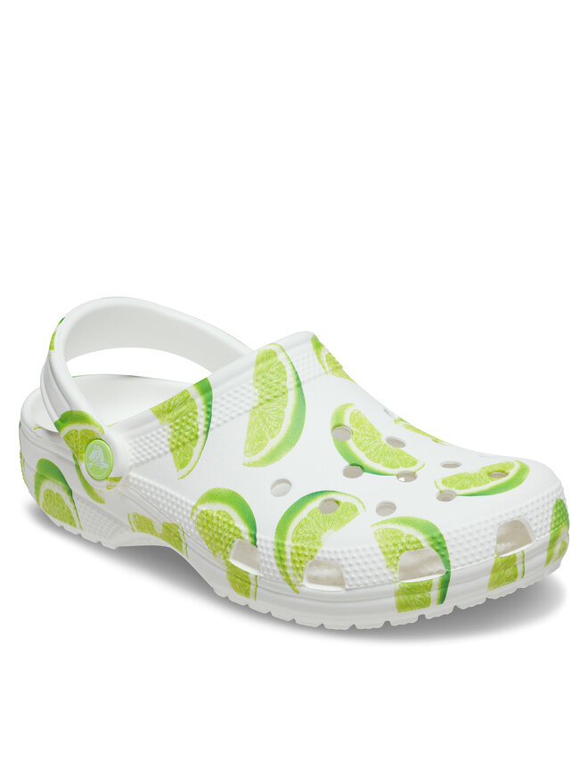 Crocs Παντόφλες Crocs Classic Fresh Fruits Clog 211008 Λευκό