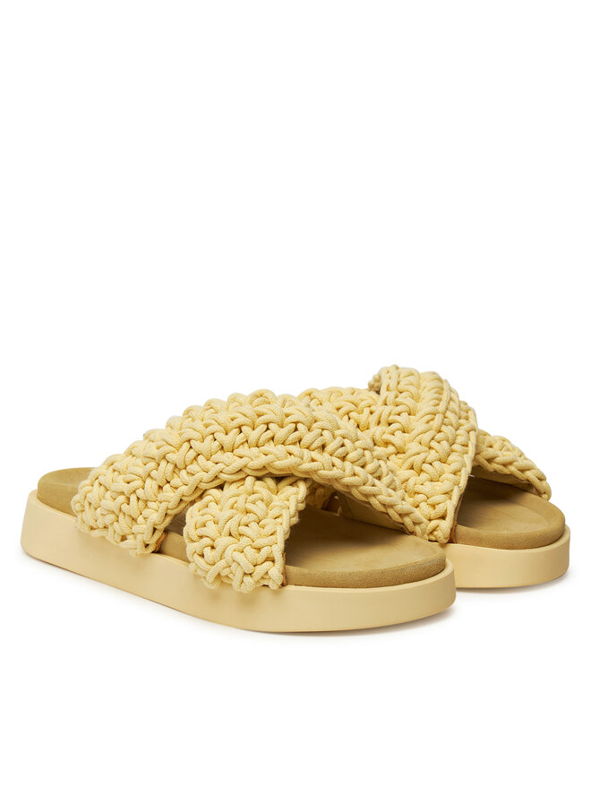 Inuikii Шльопанці Inuikii Woven 70104-105 Жовтий